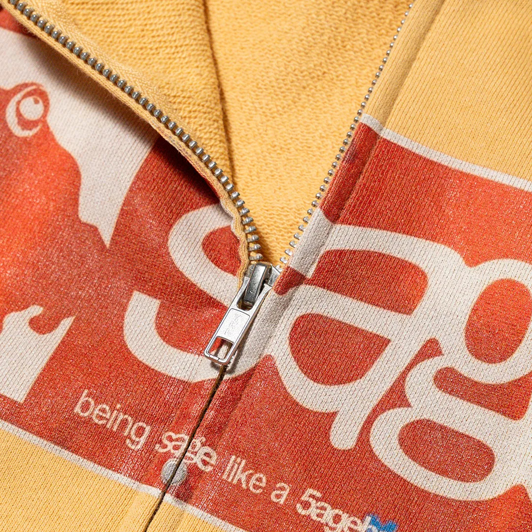 Sign zip hoodie