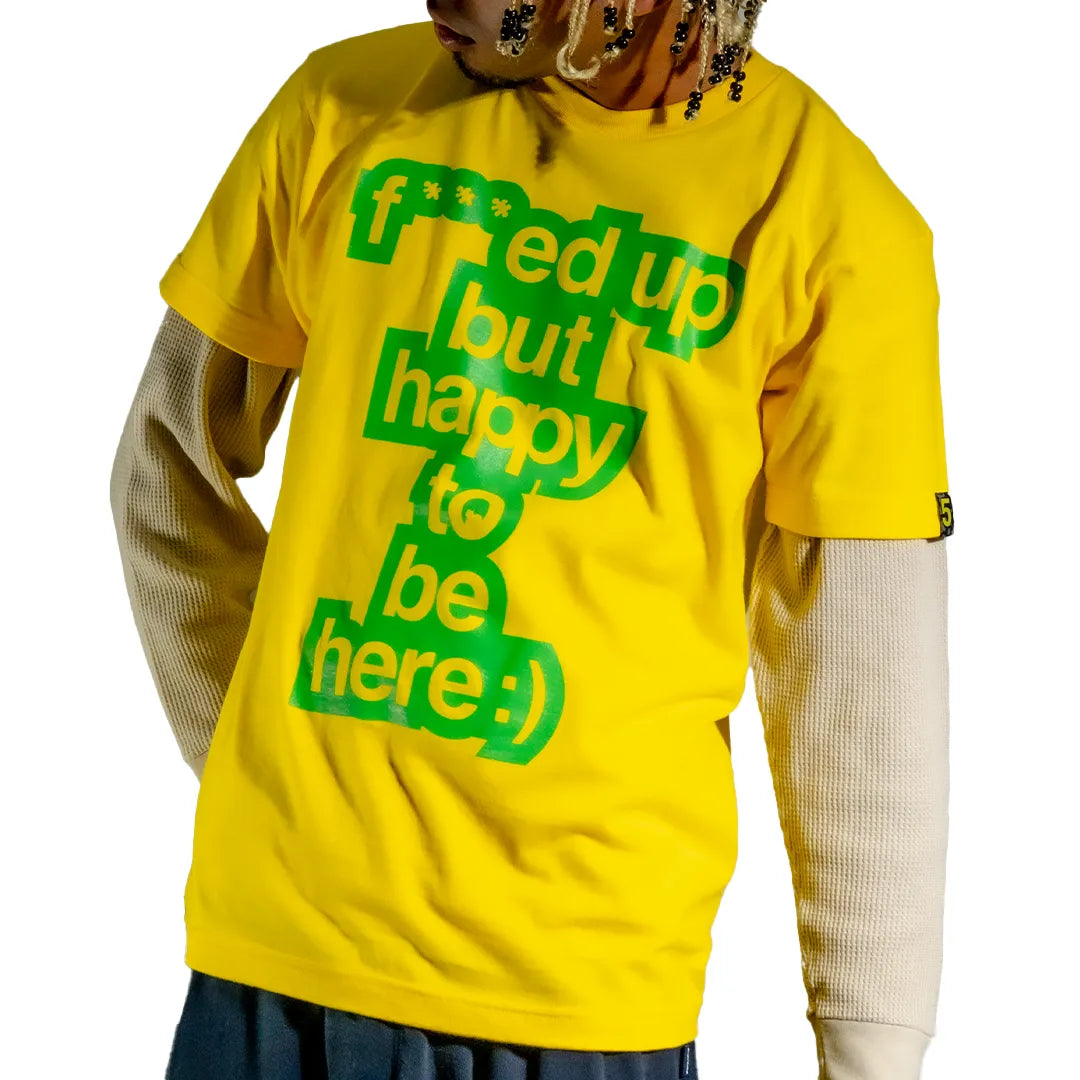 but happy S/S Tee