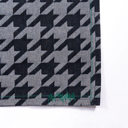 5age Houndstooth Denim Shorts