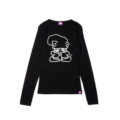 Tie Bear Baby L/S Tee