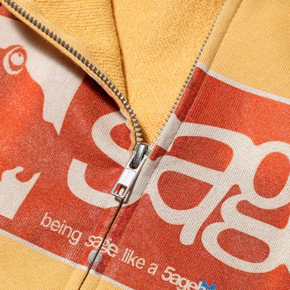 Sign zip hoodie