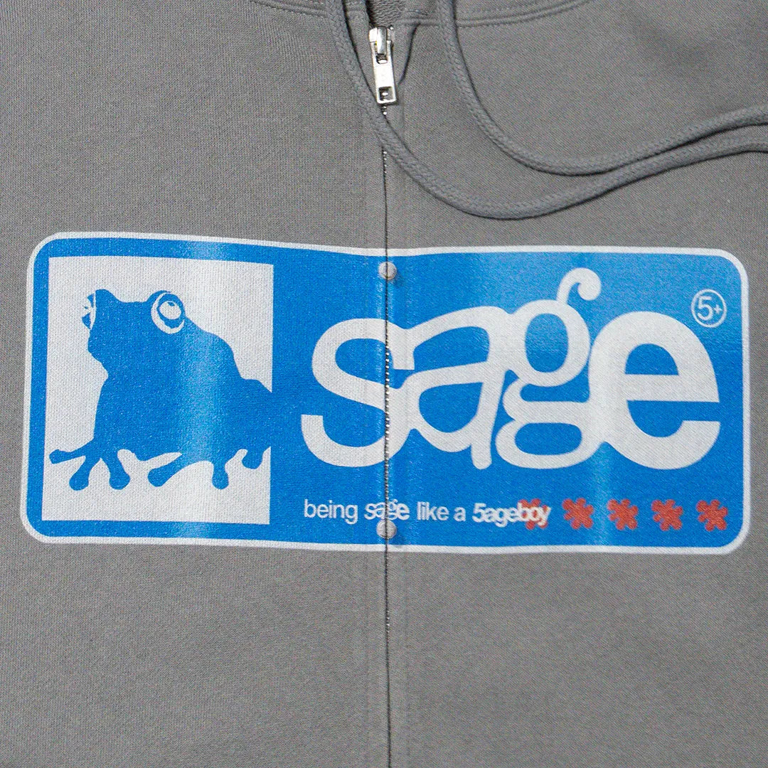 Sign zip hoodie