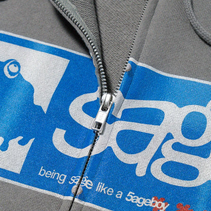 Sign zip hoodie