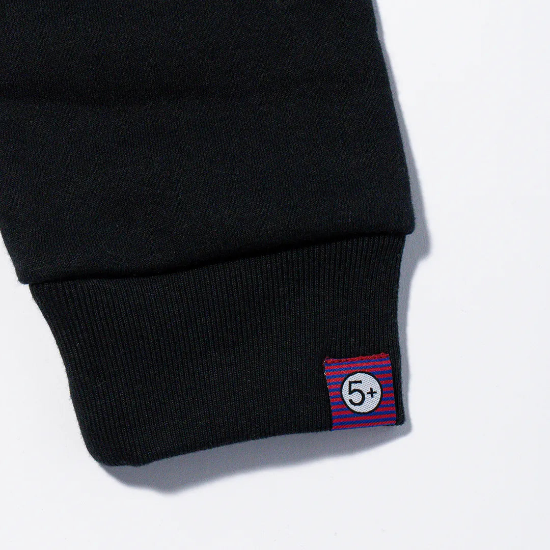 Pierced Patch Zip Hoodie