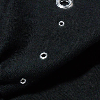 Pierced Patch Zip Hoodie