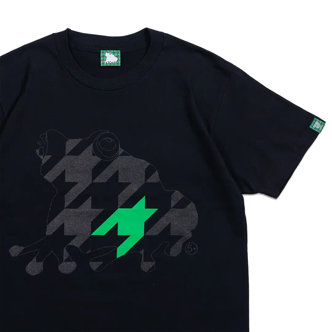 Houndstooth SAGE FROG Tee