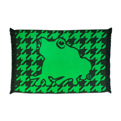 Houndstooth SAGE FROG Rug Blanket