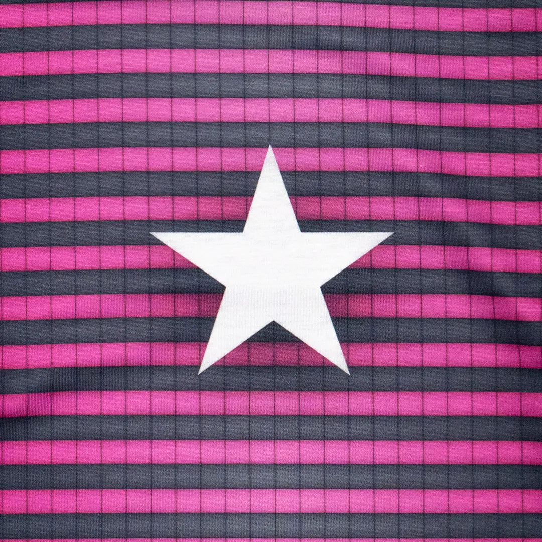 Full-Graphic Star Striped L/S Tee