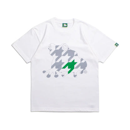 Houndstooth SAGE FROG Tee