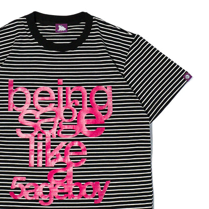 being sage Striped S/S Tee