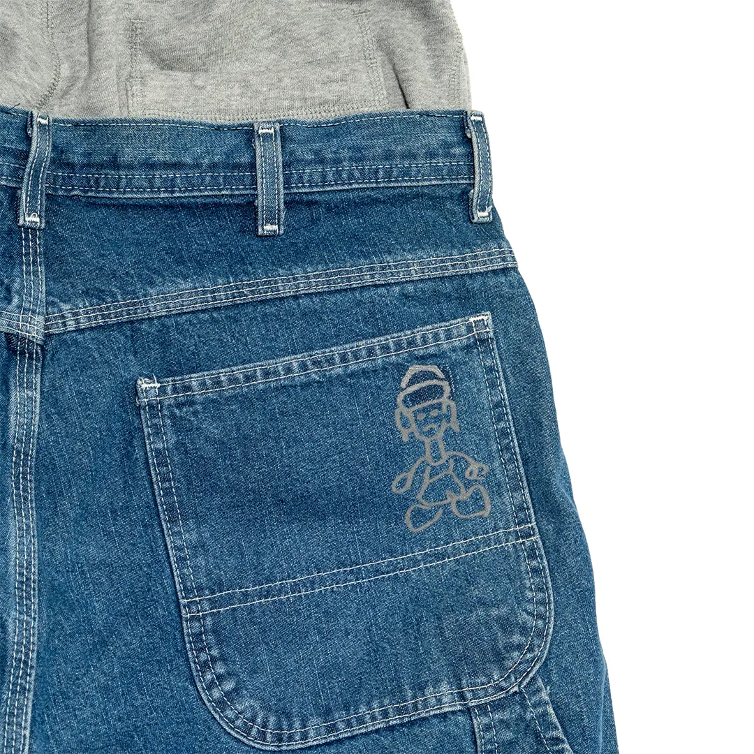 remake baggy shorts