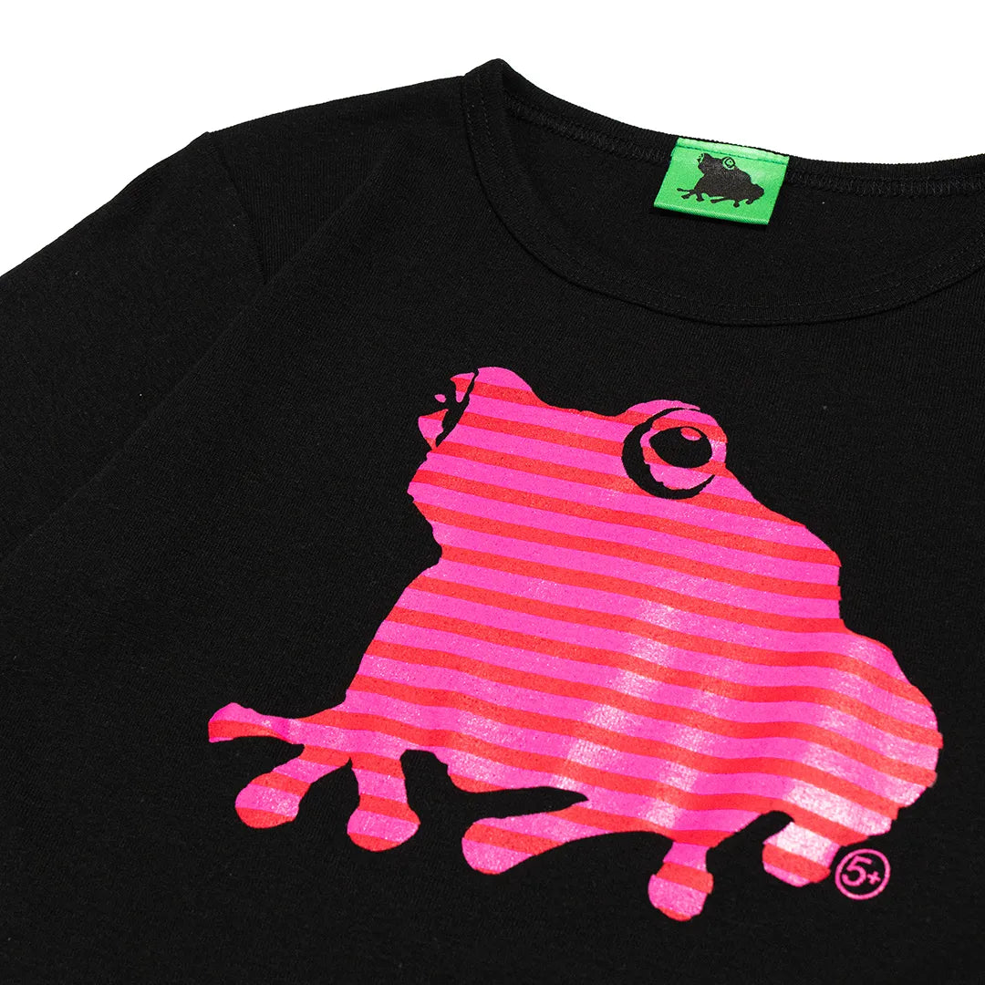 Striped SAGE FROG Baby L/S Tee