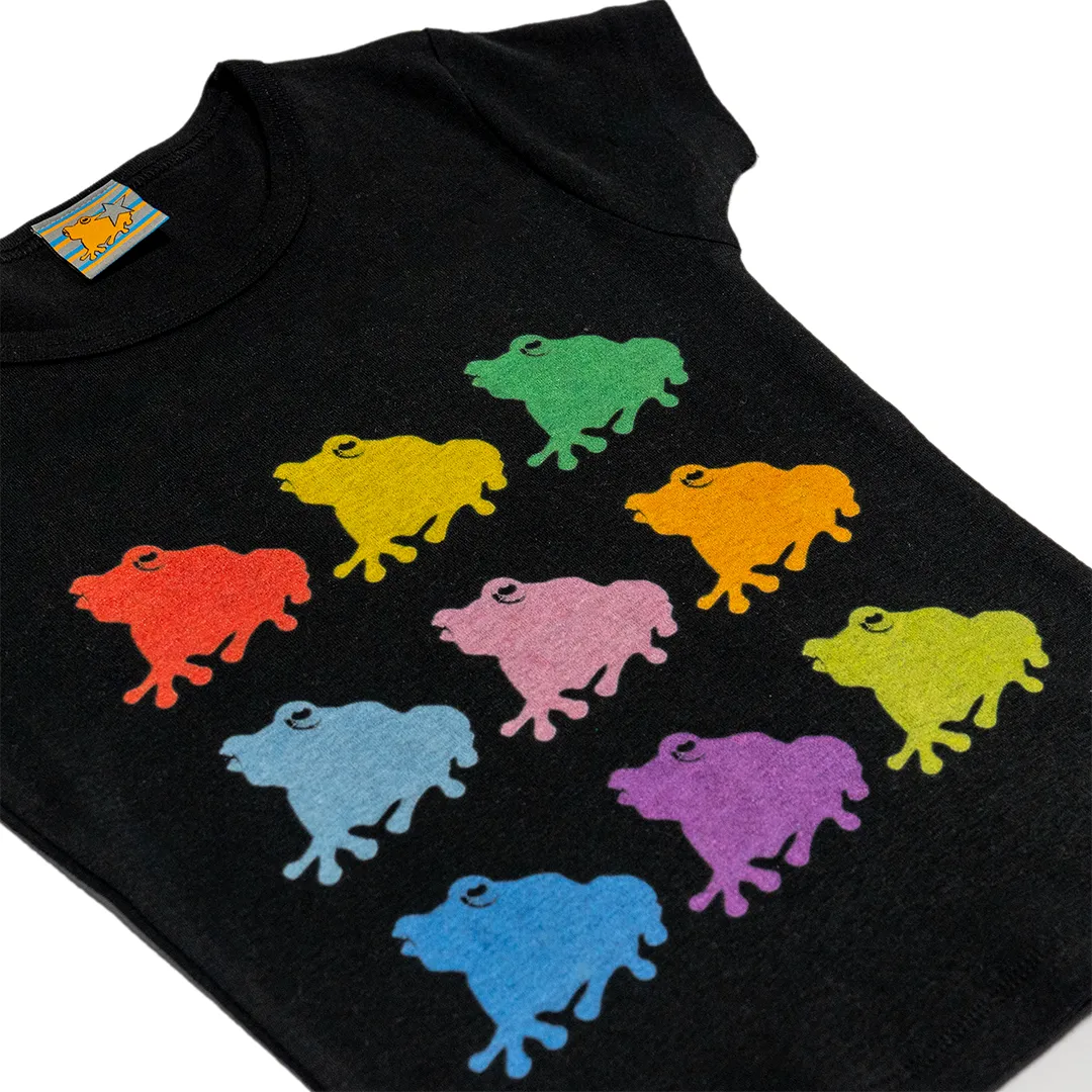 Multi Color kaeru lady's S/S mini Tee
