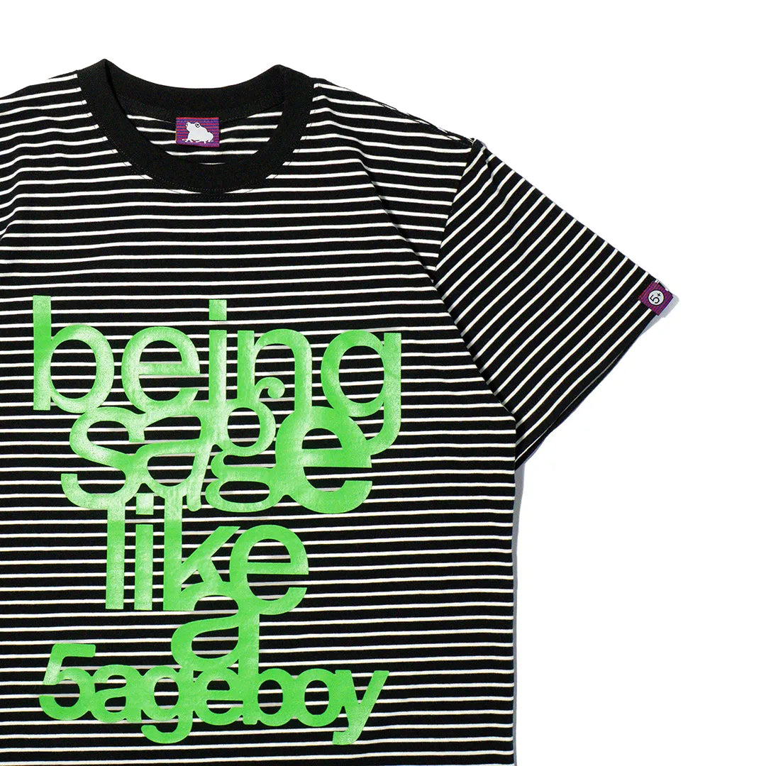 being sage Striped S/S Tee