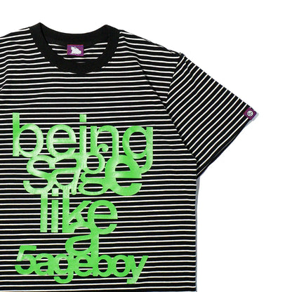 being sage Striped S/S Tee