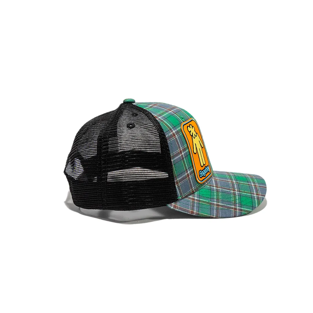 Plaid Mesh Cap
