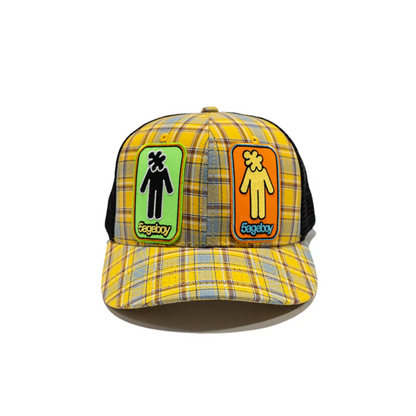 Plaid Mesh Cap