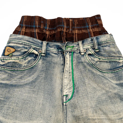remake baggy shorts