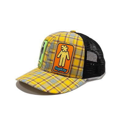 Plaid Mesh Cap