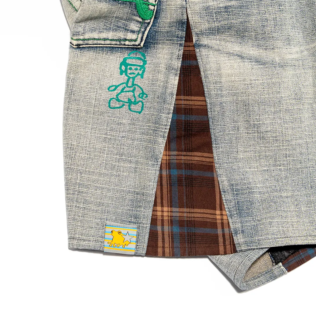 remake baggy shorts