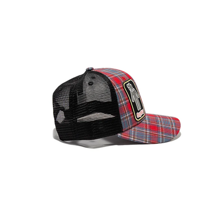 Plaid Mesh Cap