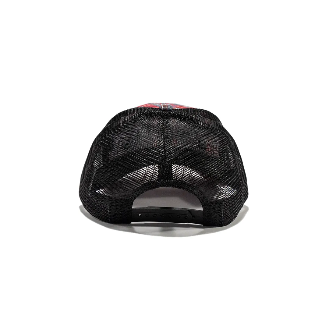 Plaid Mesh Cap