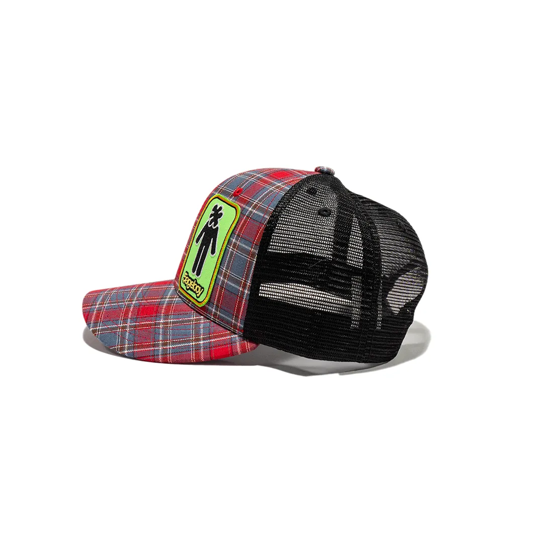 Plaid Mesh Cap