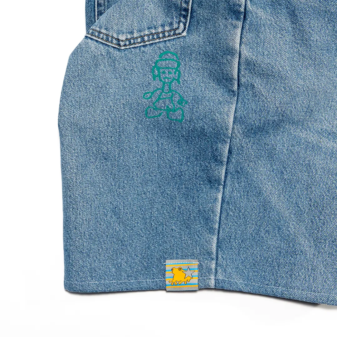 remake baggy shorts