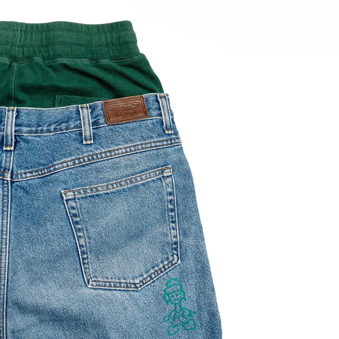 remake baggy shorts