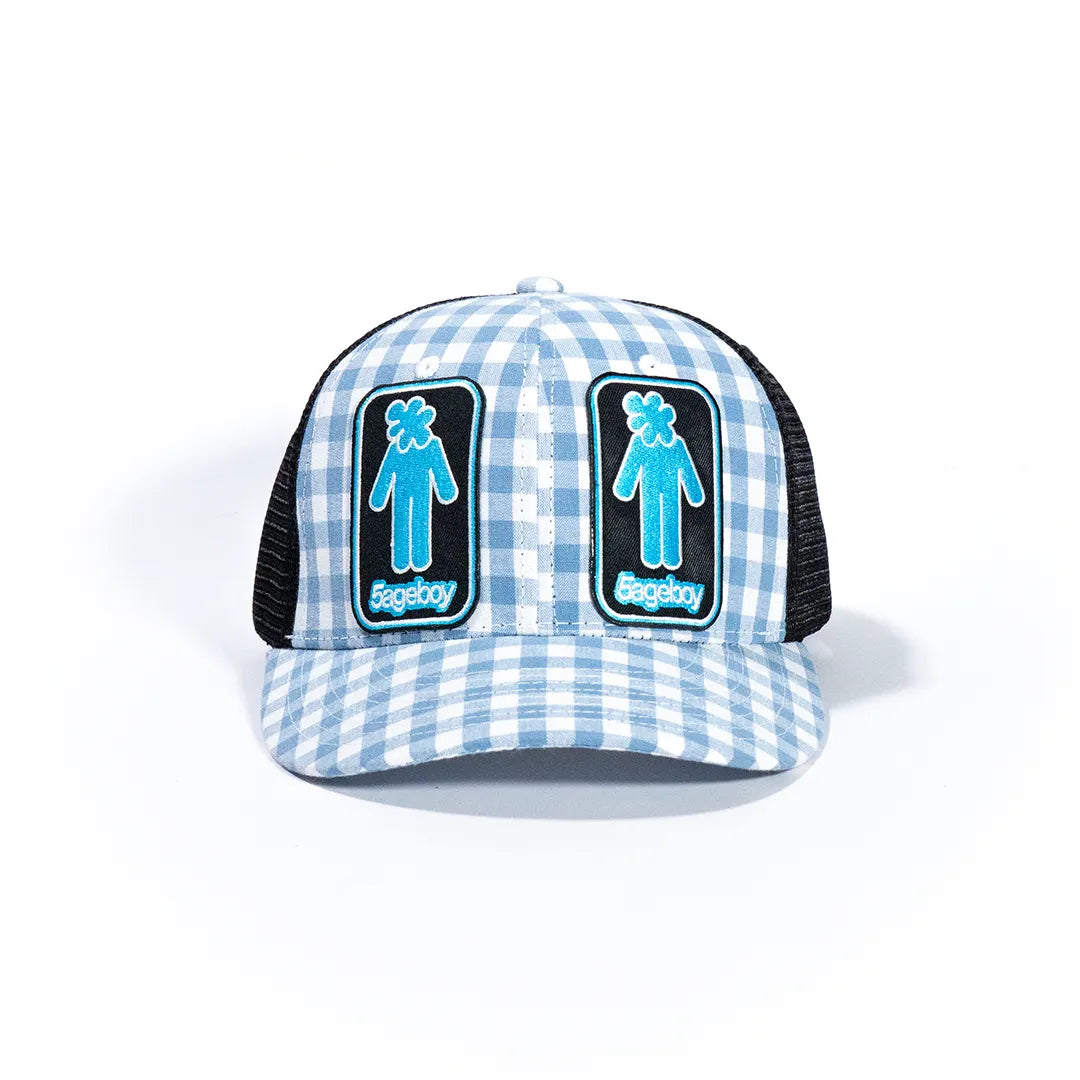 Plaid Mesh Cap 2