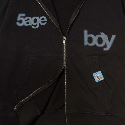 5ageboy zip Hoodie