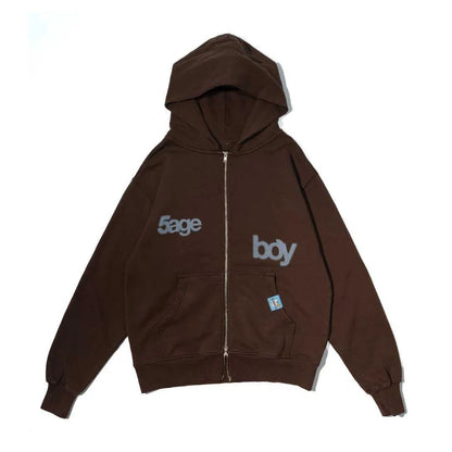 5ageboy zip Hoodie