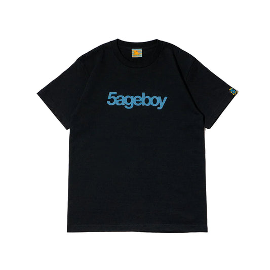 5ageboy gingham logo S/S Tee