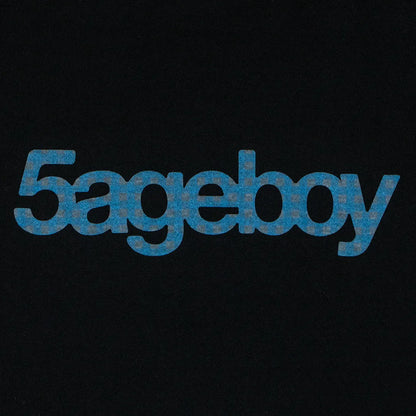 5ageboy gingham logo S/S Tee