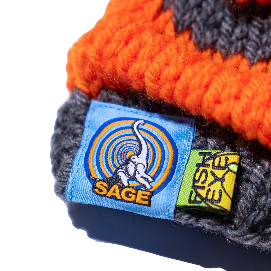 Knitting beanie