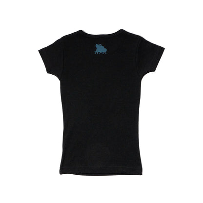 gingham kaeru lady's S/S Tee