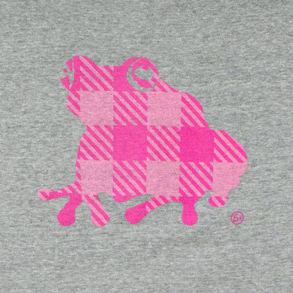 gingham kaeru lady's S/S Tee