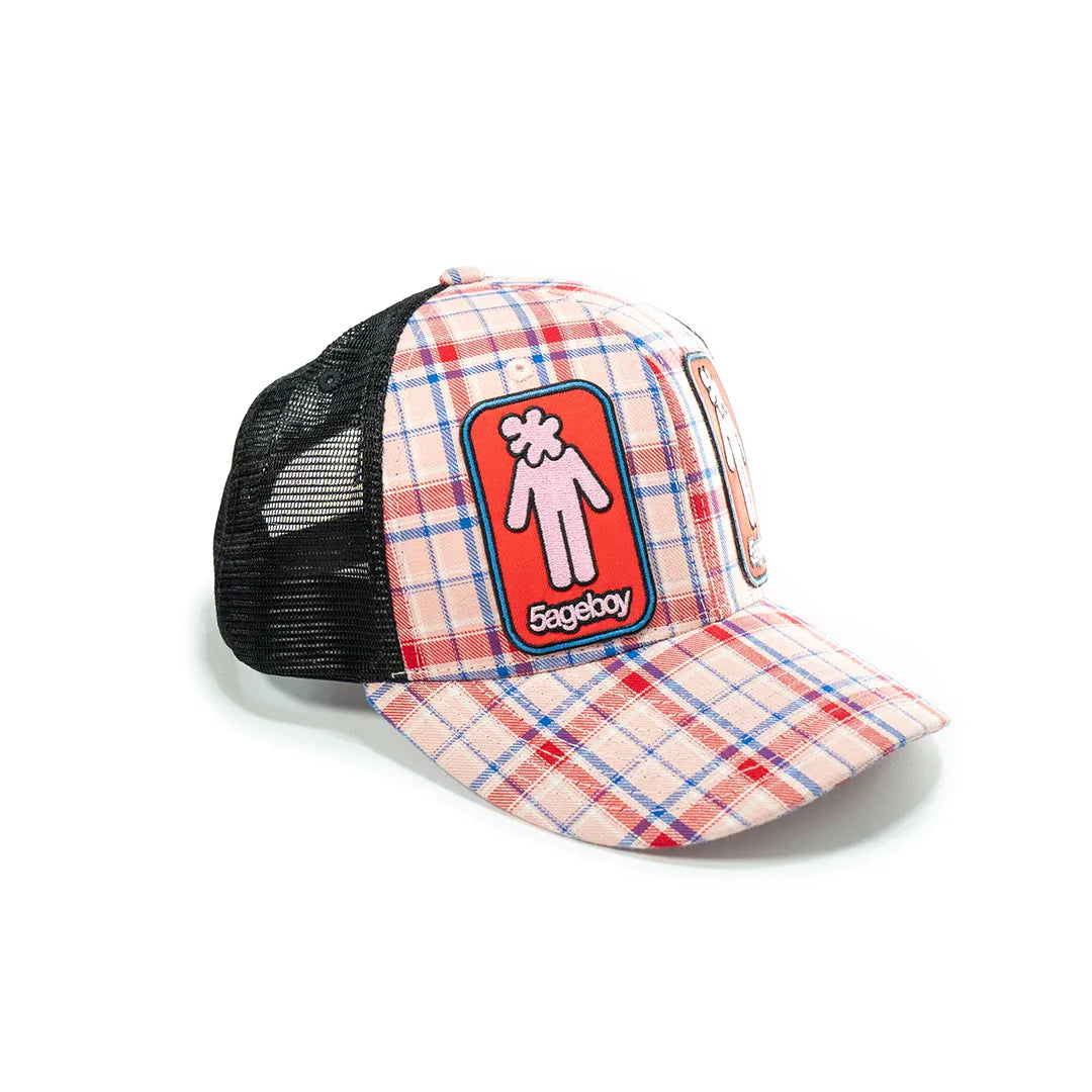 Plaid Mesh Cap 4